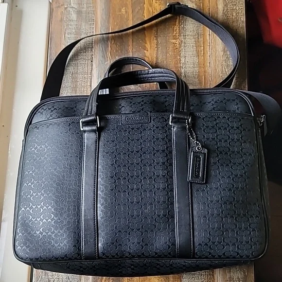 Coach Heritage Signature Embossed PVC Commuter - Picture 1 of 16